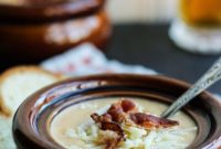 Hearty Ale and Cheddar Soup
