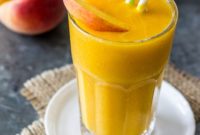 Sunshine Mango Peach Smoothie