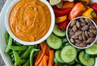 Vibrant Crudités with Zesty Romesco