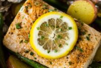 Savory Grilled Mahi Mahi and Veggie Foil Bundles