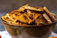 Golden Pumpkin Spice Pecan Brittle