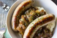 Guinness Onion Gravy Elevates Bangers and Mash
