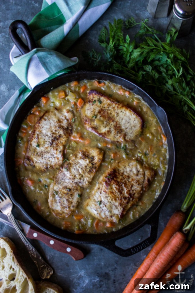 Homestyle Southern Smothered Pork Chops 1 featured 13479