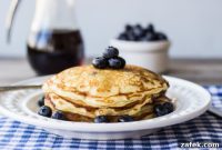 Fluffy Buttermilk Blueberry Stacks