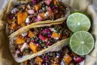 Chipotle Spiced Sweet Potato Quinoa Tacos