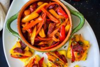 Sweet Pepper Chorizo Polenta Poppers