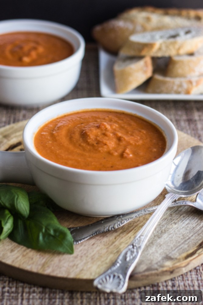 Comforting Tomato Basil Soup with Golden Cheese Toasts 1 featured 1858