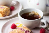 Sun-Kissed Raspberry Lemon Scones
