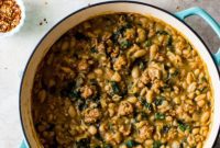 Hearty Chorizo and White Bean Stew