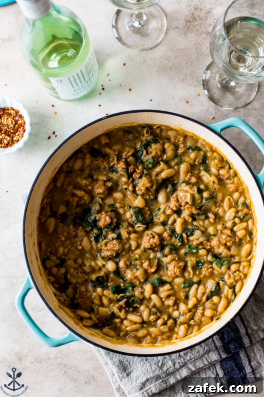 Hearty Chorizo and White Bean Stew 1 featured 2018