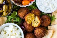 Crispy Falafel Platter with Creamy Tzatziki