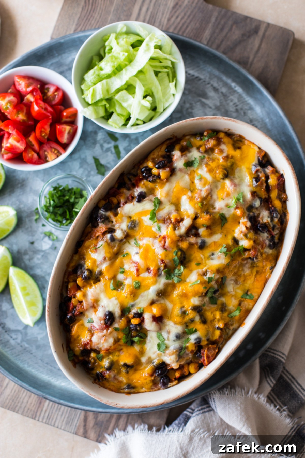 Southwestern Chicken Tortilla Bake 1 featured 26150