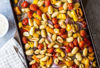 Golden Gnocchi and Veggies Sheet Pan Supper
