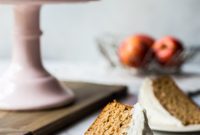 Spiced Applesauce Cake with Dreamy Vanilla Bean Frosting