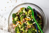 Creamy Broccoli and Crispy Bacon Salad