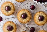 Dainty Cherry Pistachio Tea Cakes