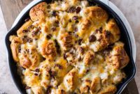 Golden Cheesy Shrimp Skillet Pull-Apart