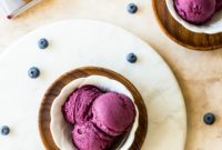 Velvet Blueberry Ice Cream