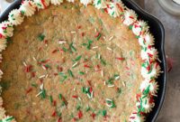 One-Pan Holiday Funfetti Cookie Bliss