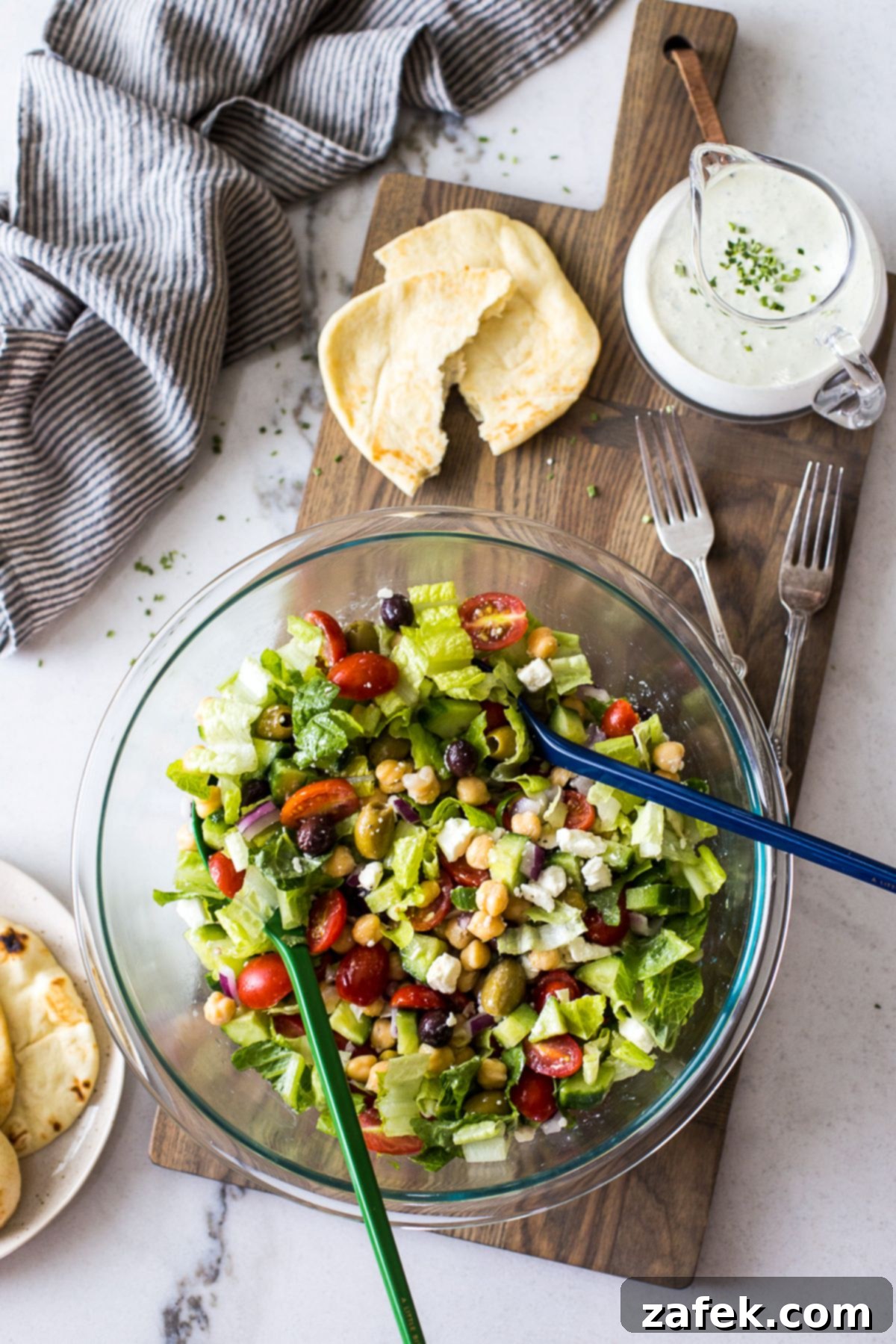 Zesty Green Goddess Greek Chickpea Salad 1 featured 39045