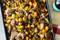 Sheet Pan Italian Sausage Gnocchi with Roasted Broccoli Rabe