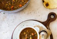 Comforting Lentil and Chickpea Soup