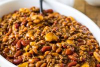 Hearty Three-Bean Casserole