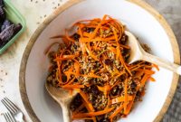 Farro and Carrot Salad with Maple-Date Vinaigrette