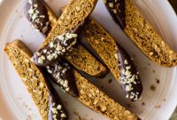Handcrafted Chocolate Hazelnut Espresso Biscotti