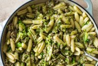 Savory Italian Sausage and Broccoli Cavatelli