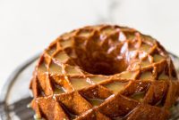 Lush Brown Sugar Bundt with Velvety Caramel