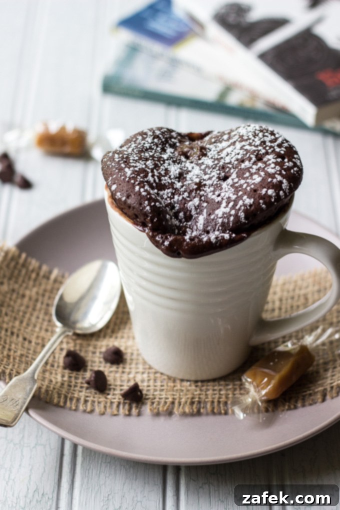 Molten Chocolate Caramel Mug Bliss 1 featured 5168