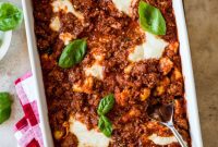 Cheesy Italian Sausage Tortellini Casserole