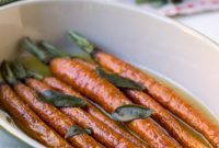 Brown Butter Roasted Carrots with Orange and Sage