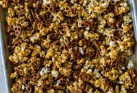 Gourmet Gingerbread Caramel Pretzel Popcorn