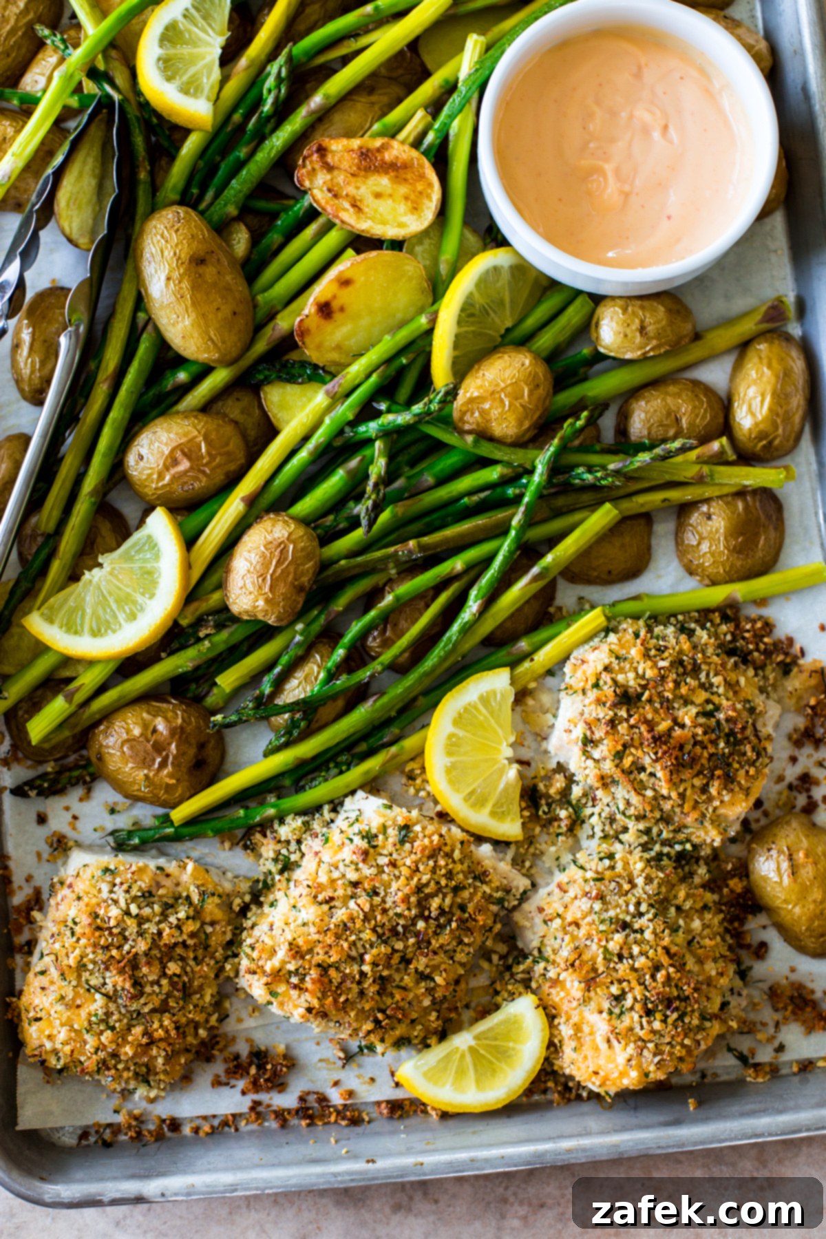 Effortless Sheet Pan Mahi Mahi with Crispy Potatoes and Asparagus 1 featured 67162