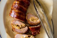 Exquisite Bacon-Wrapped Stuffed Pork Tenderloin