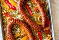 Ina’s Stellar Sheet Pan Hasselback Kielbasa