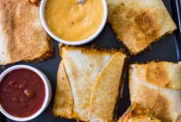 Easy Sheet Pan Beef Quesadillas