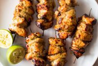 Zesty Sweet Heat Air Fryer Chicken Skewers