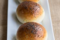Golden Festive Brioche Buns