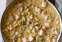 Luscious Garlic Chicken Gnocchi