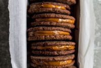 Spiced Mexican Chocolate Sandwich Cookies with Dulce de Leche