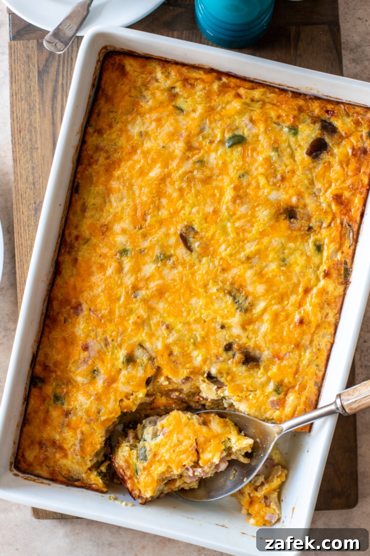 Golden Ham and Veggie Hash Brown Bake 1 featured 97691