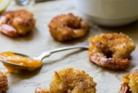 Mango Chipotle Glazed Popcorn Shrimp