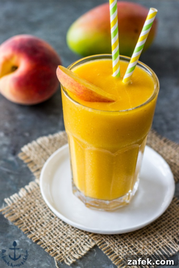 Mango Peach Smoothie