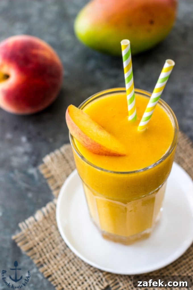 Mango Peach Smoothie