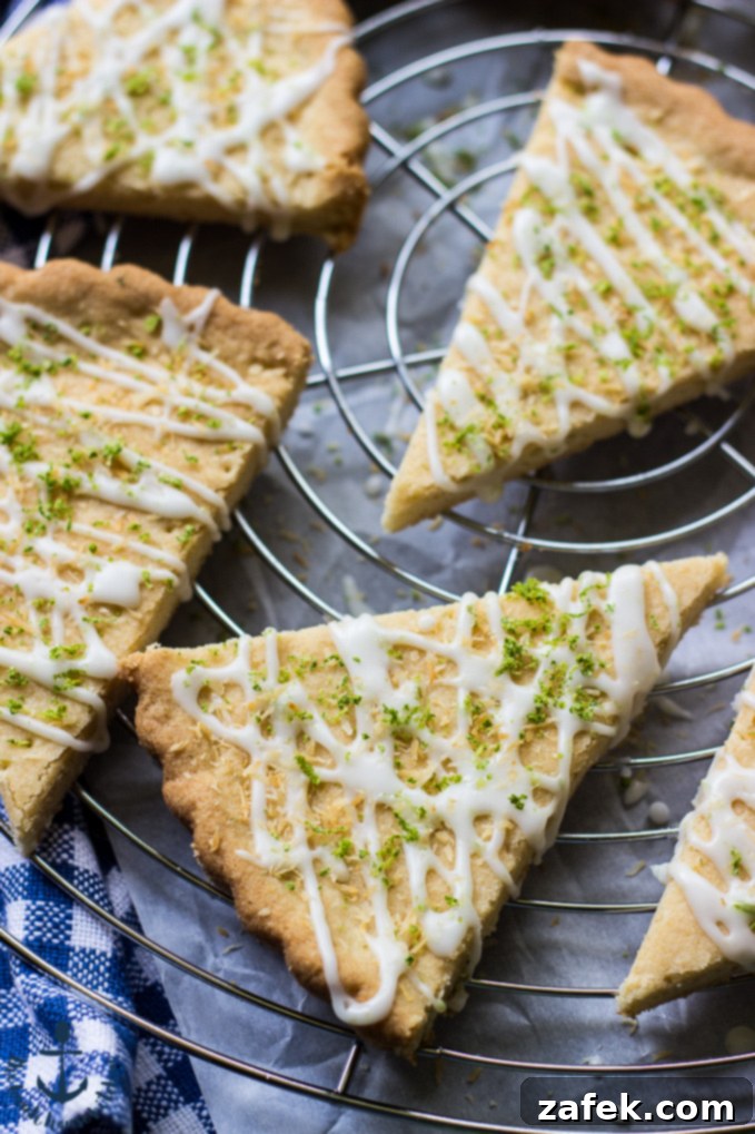 Gluten Free Lime Coconut Shortbread – Perfect for a taste of summer