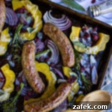 One-Pan Sausage & Acorn Squash Harvest 7 Sausage Acorn Squash Sheet Pan Dinner