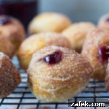 Miniature Donut Delights 6 A close-up of a golden-brown donut bite, perfectly round and inviting.